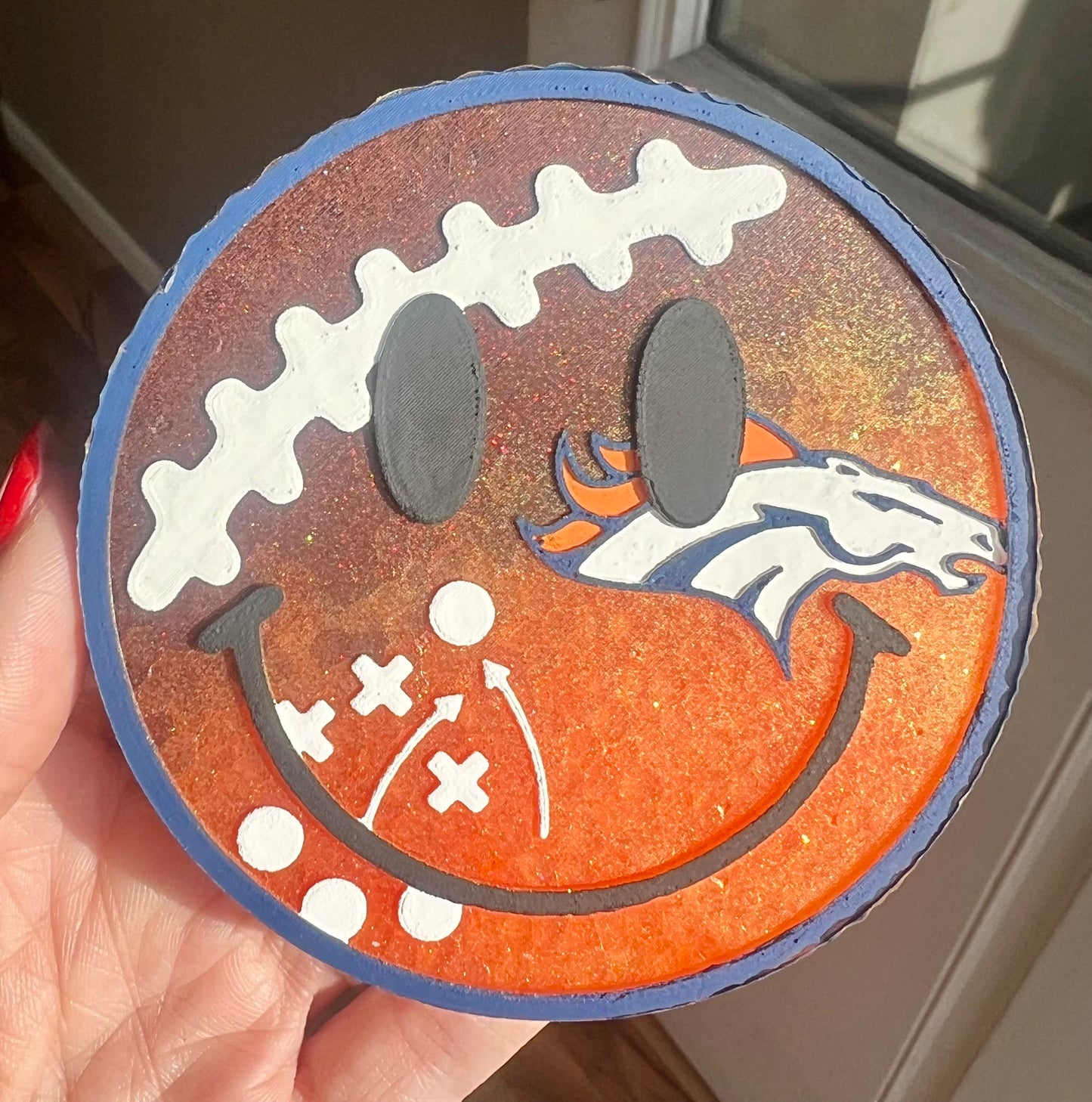 Broncos Football Smiley