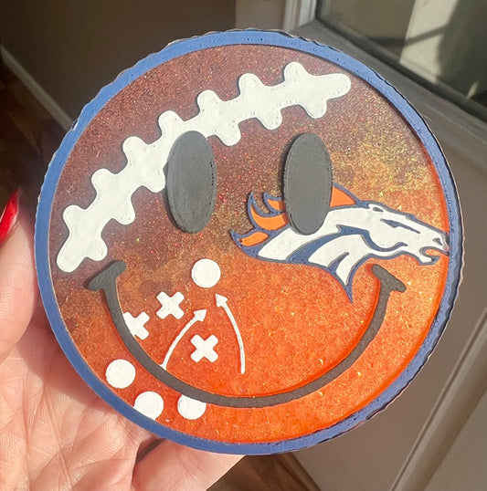 Broncos Football Smiley