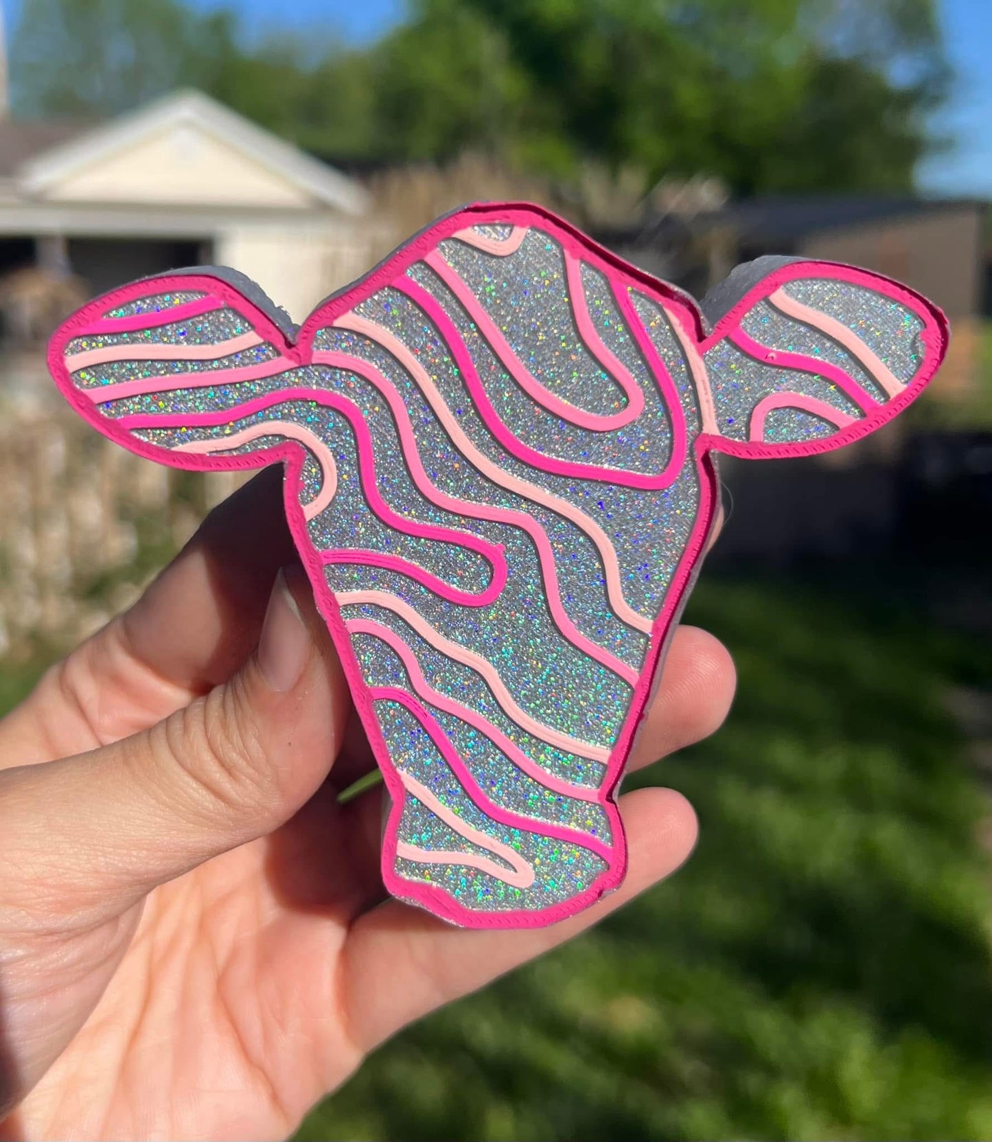 Swirly Cow Head