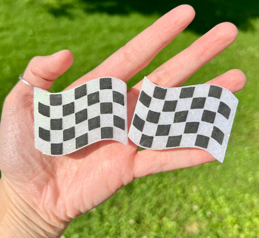 Checkered Flag Vent Clips