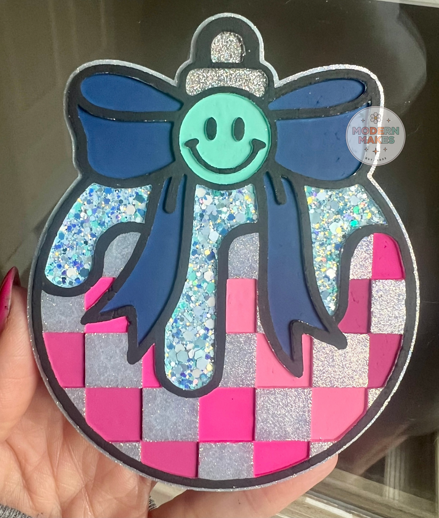 Checkered Ornament
