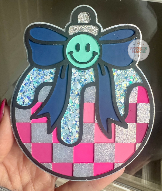 Checkered Ornament