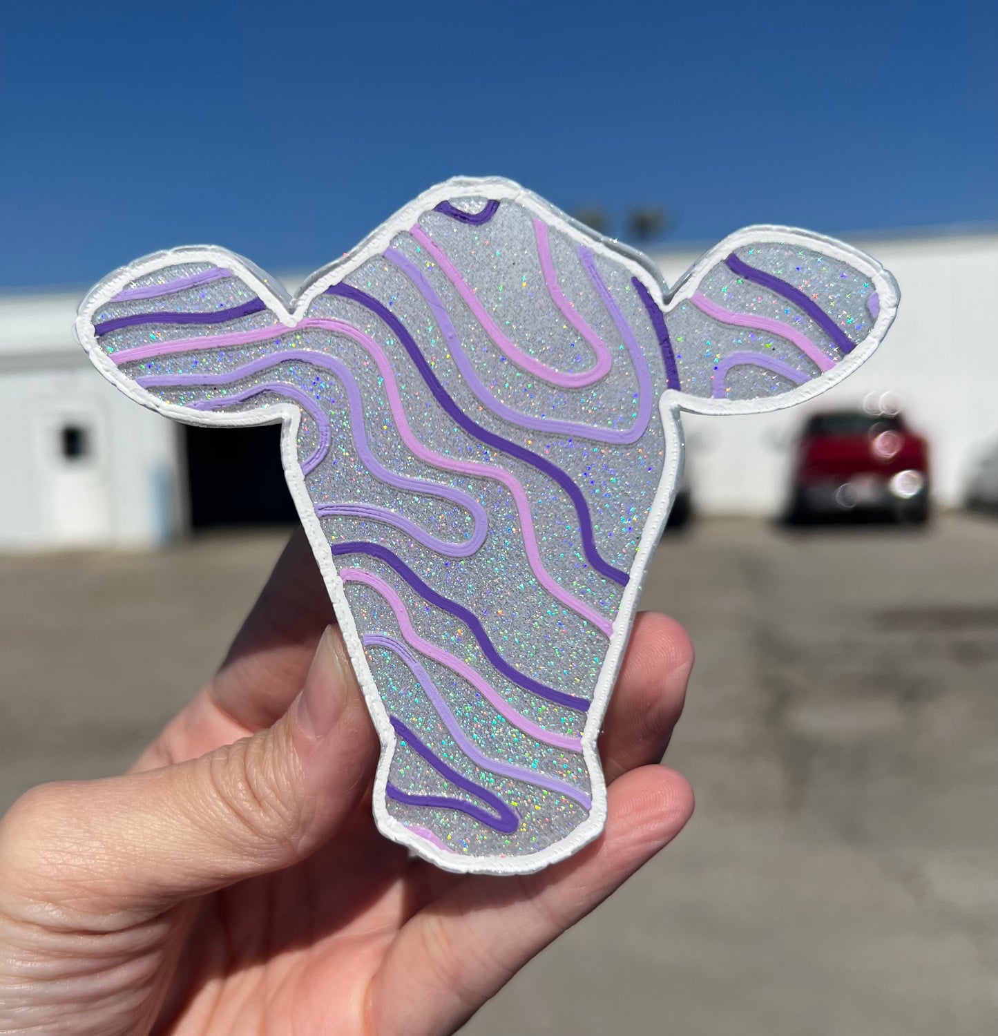 Swirly Cow Head