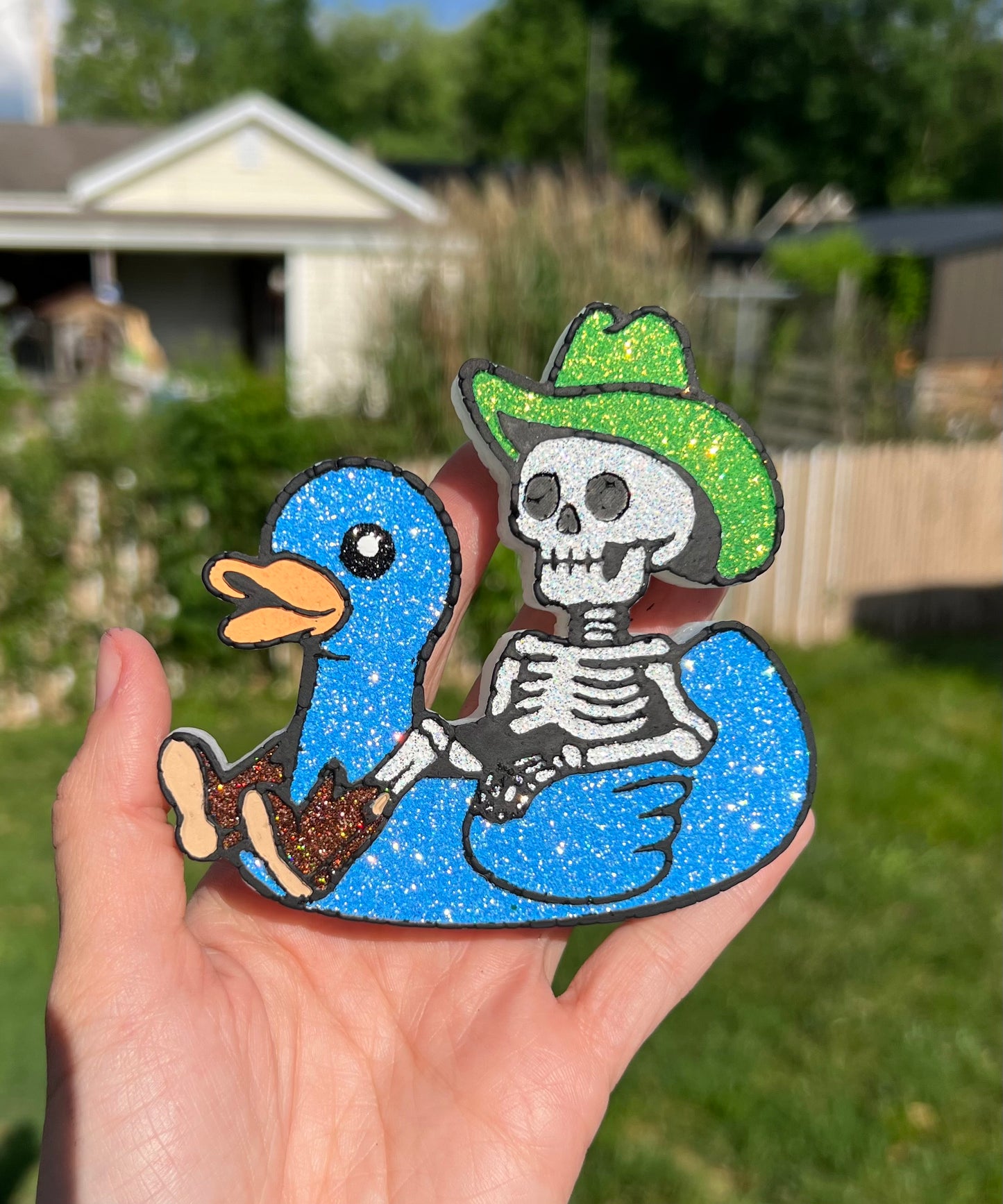 Skelly Duck Floaty
