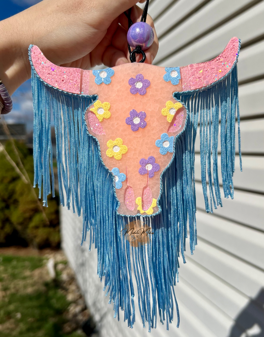 Floral Bull Skull