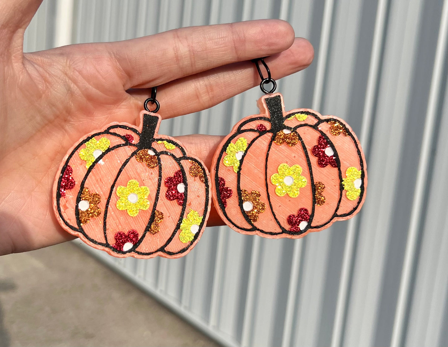 Floral Pumpkin Vent Clips