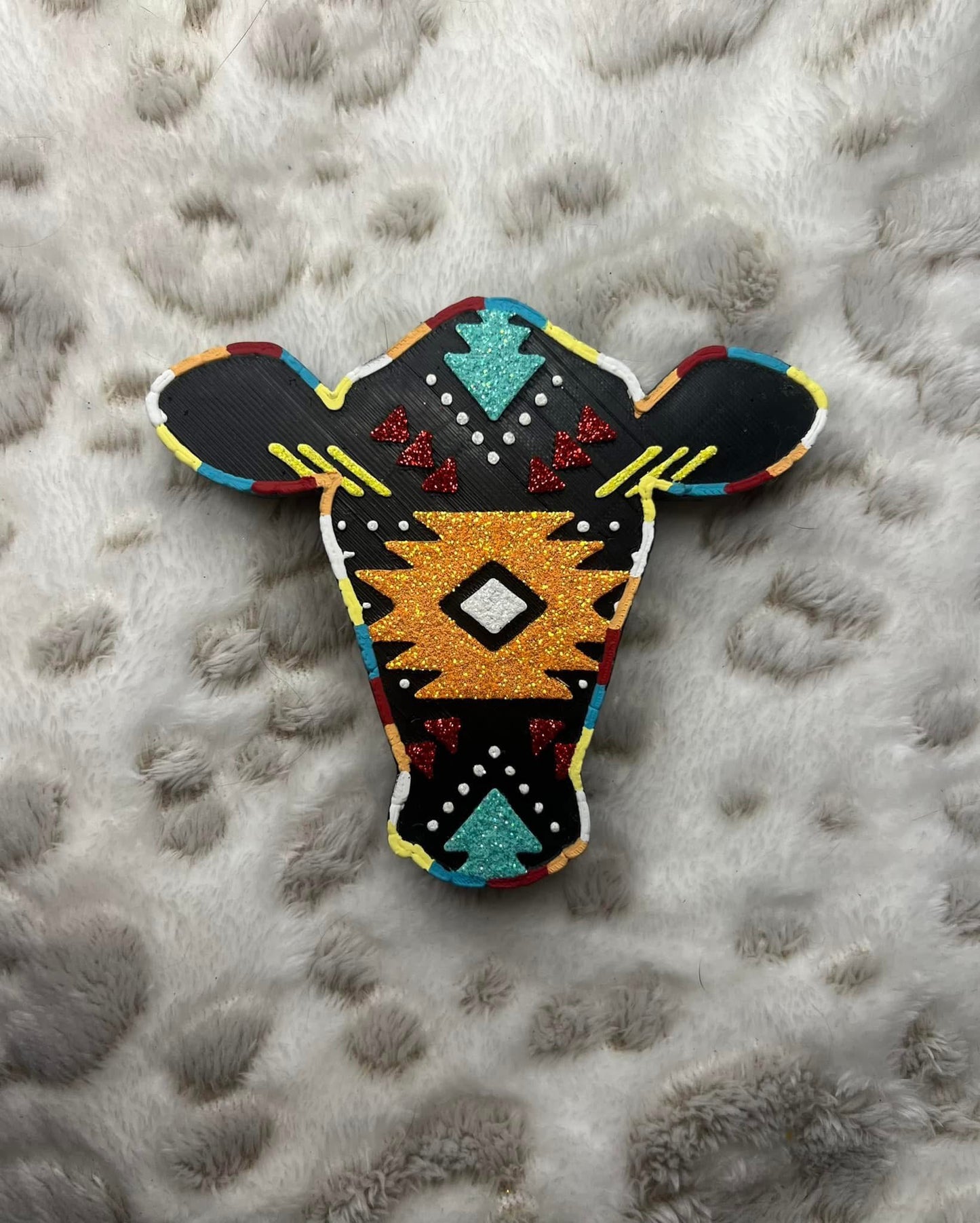 Aztec Cow Head