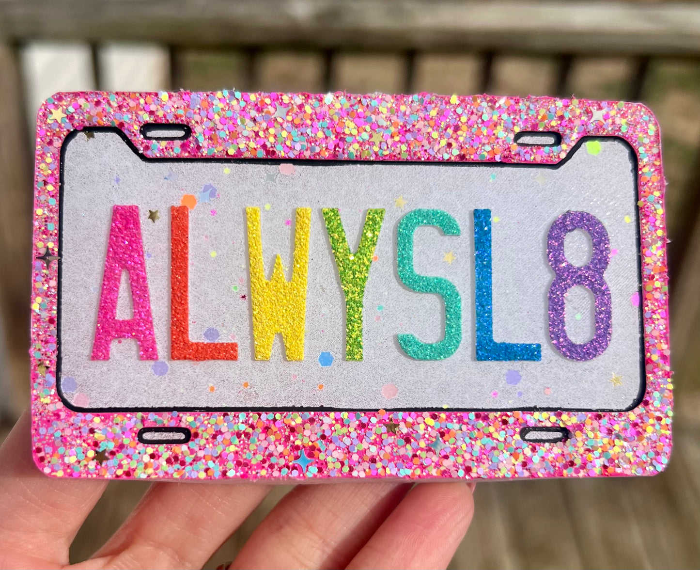 “Always Late” License Plate