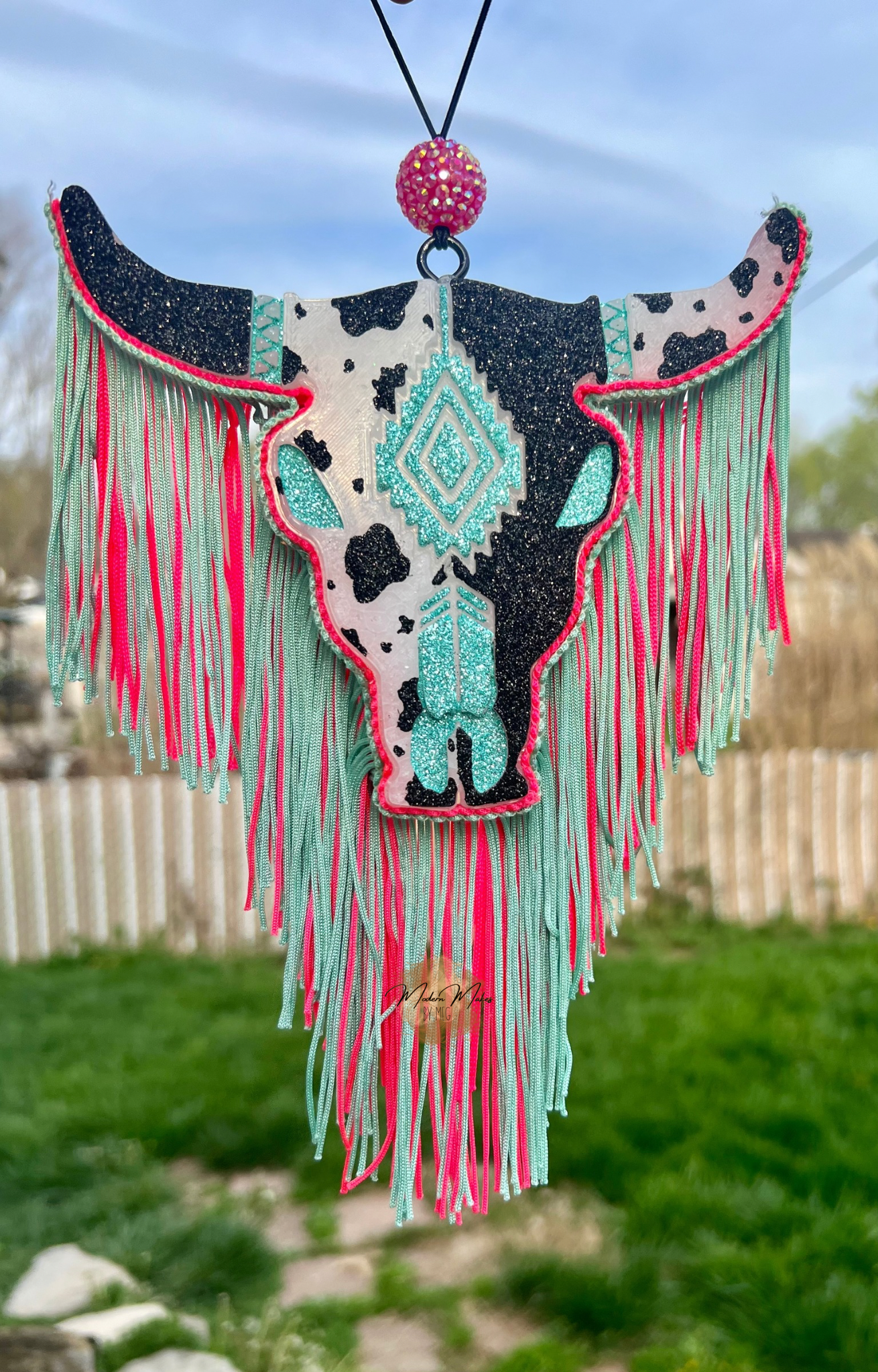 Aztec Bull Skull