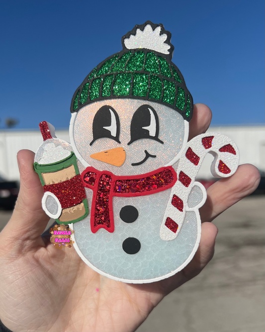 Snowman w/ Drink