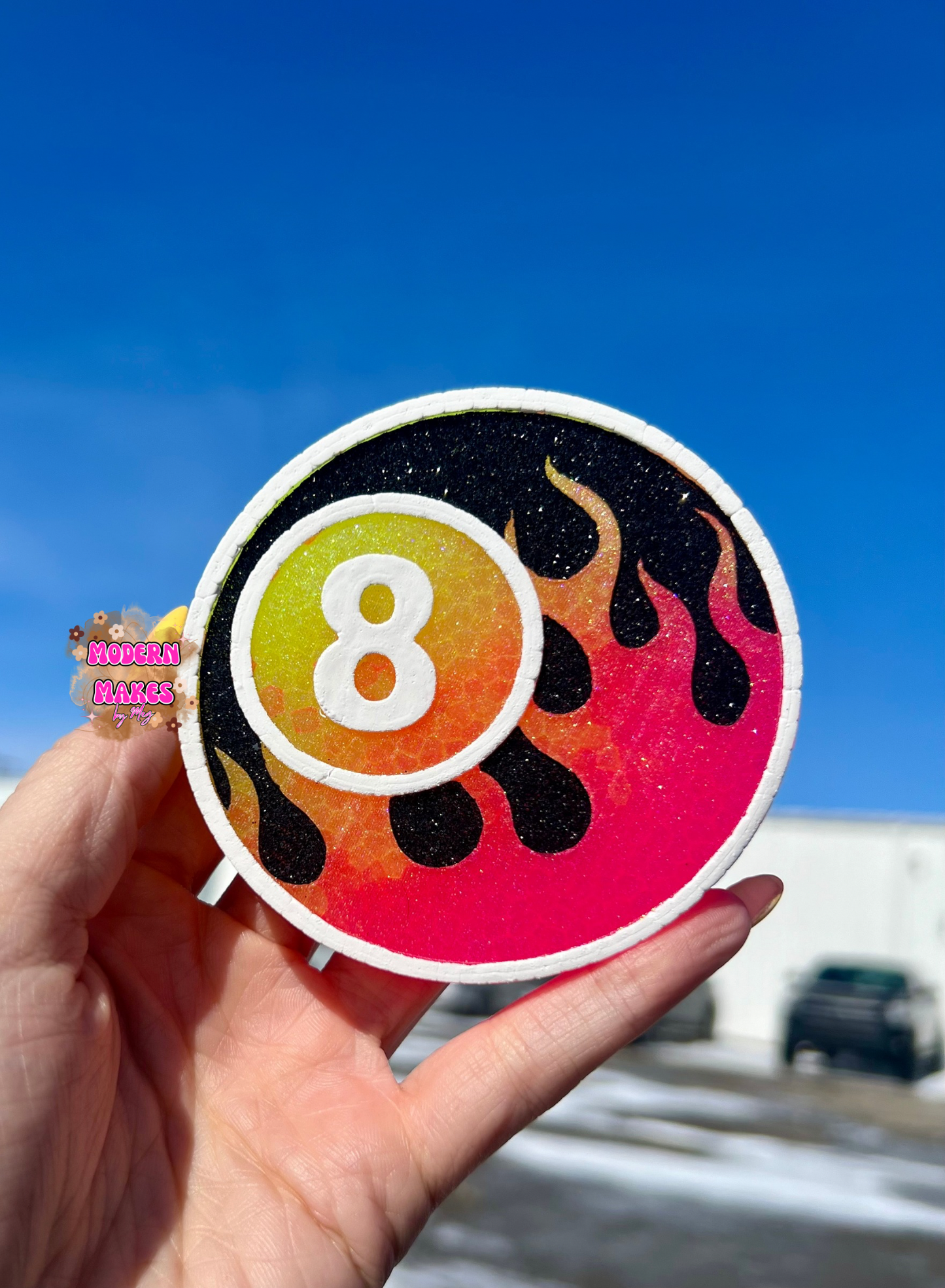Flame 8 Ball