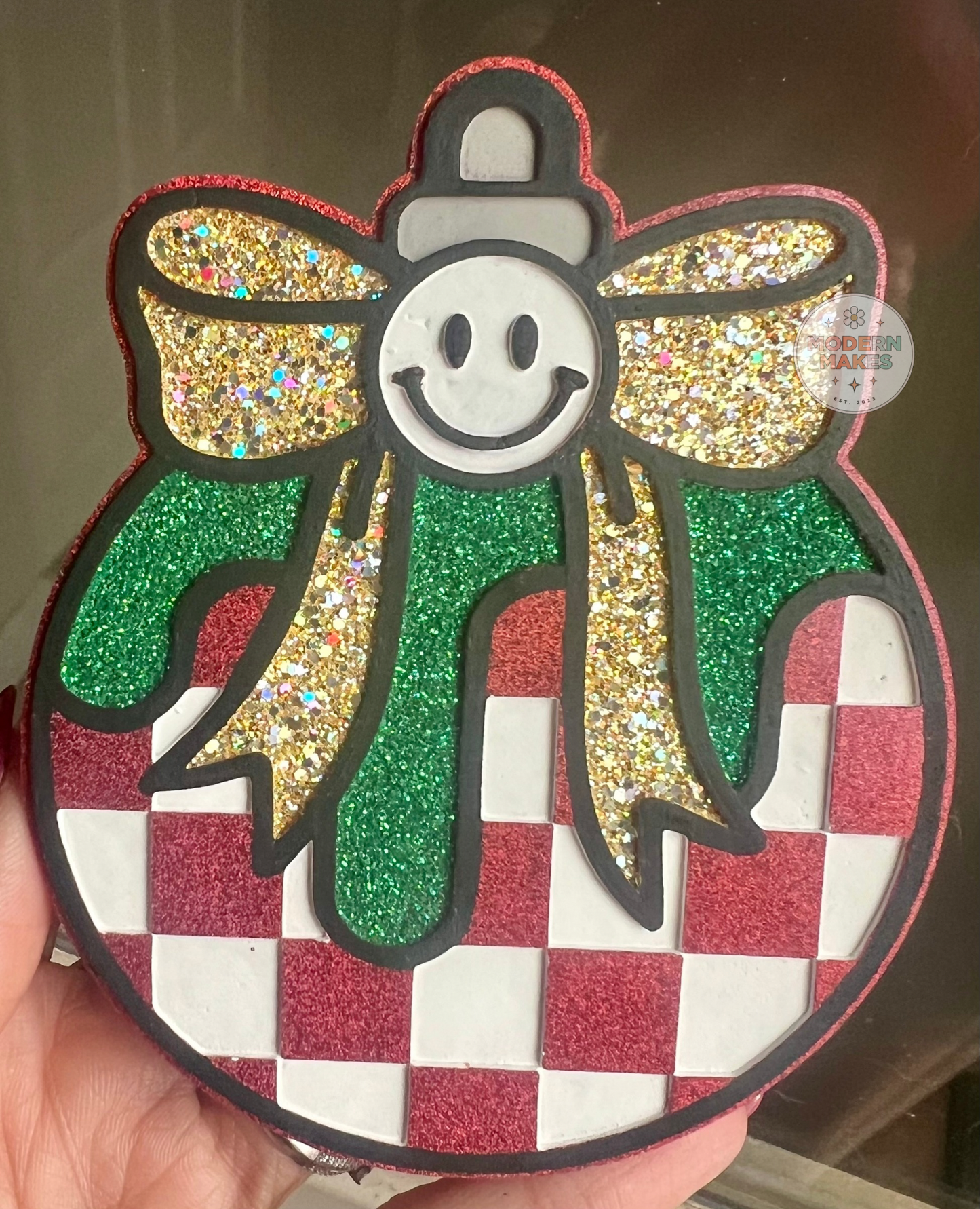 Checkered Ornament