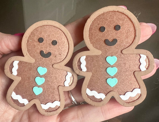Gingerbread Man Vent Clips