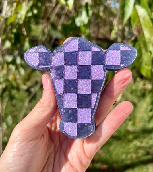 Checkered Cow Head