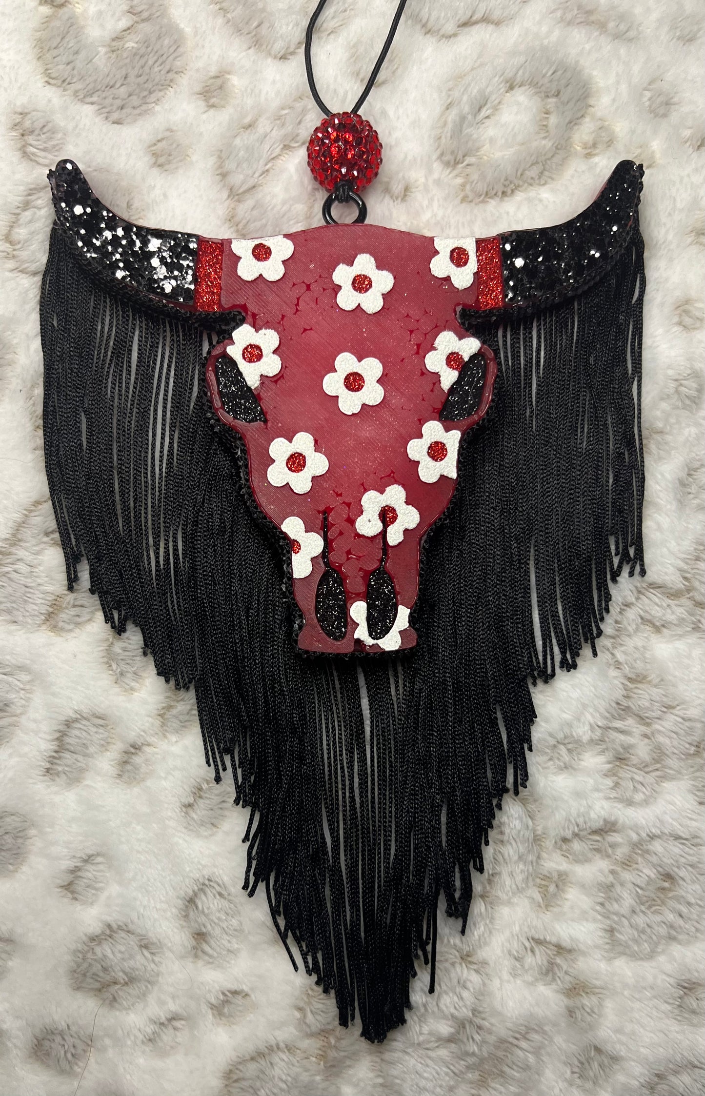 Floral Bull Skull