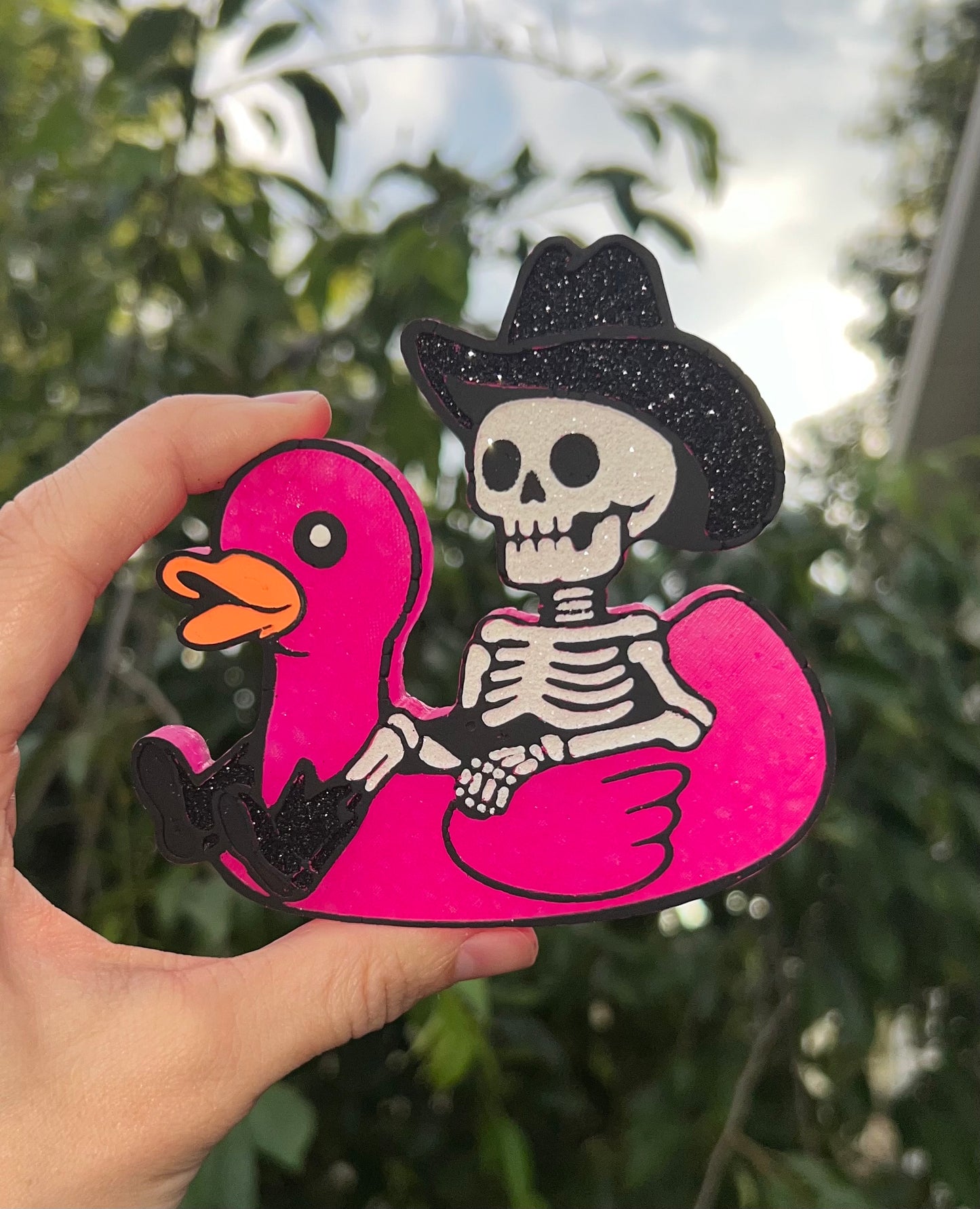 Skelly Duck Floaty