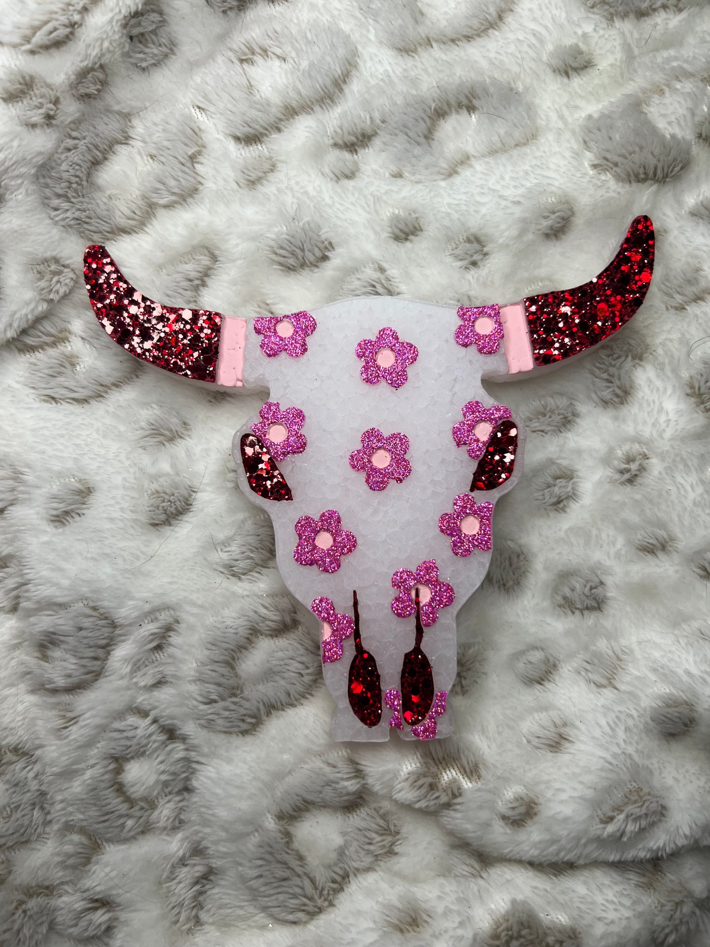 Floral Bull Skull