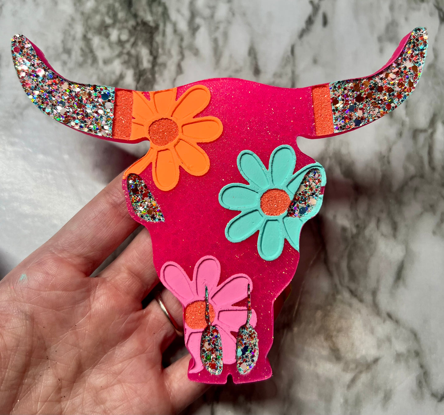 Daisy Bull Skull