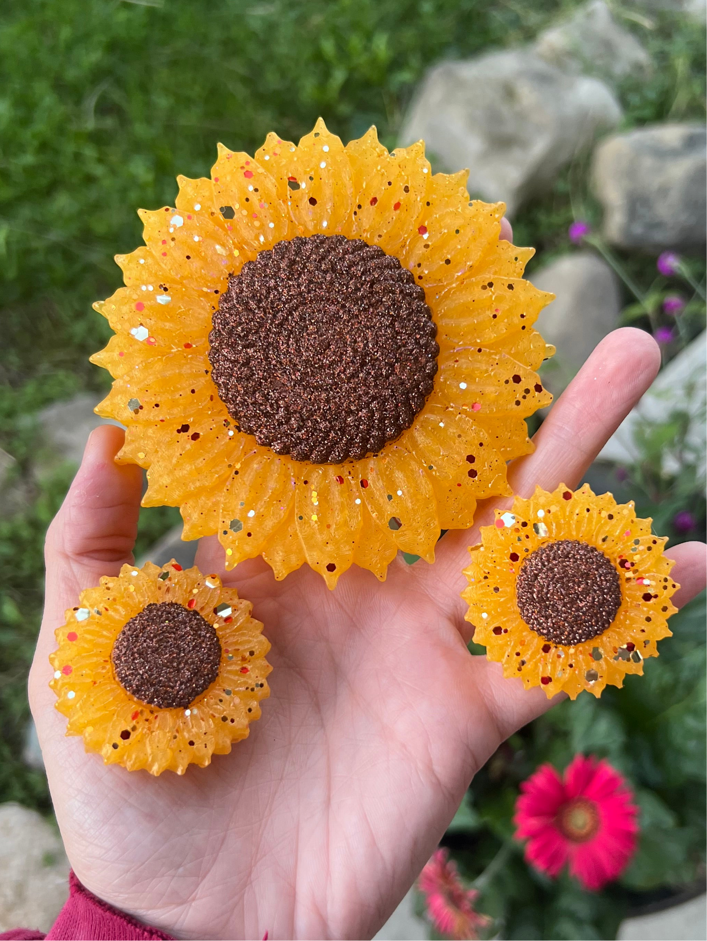 Sunflower Vent Clips