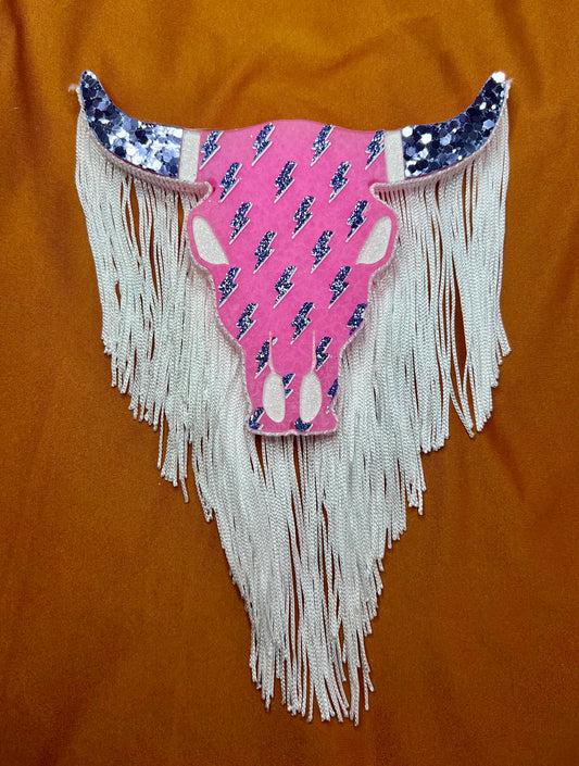 Lightning Bolt Bull Skull