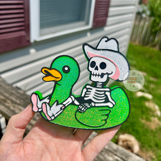 Skelly Duck Floaty