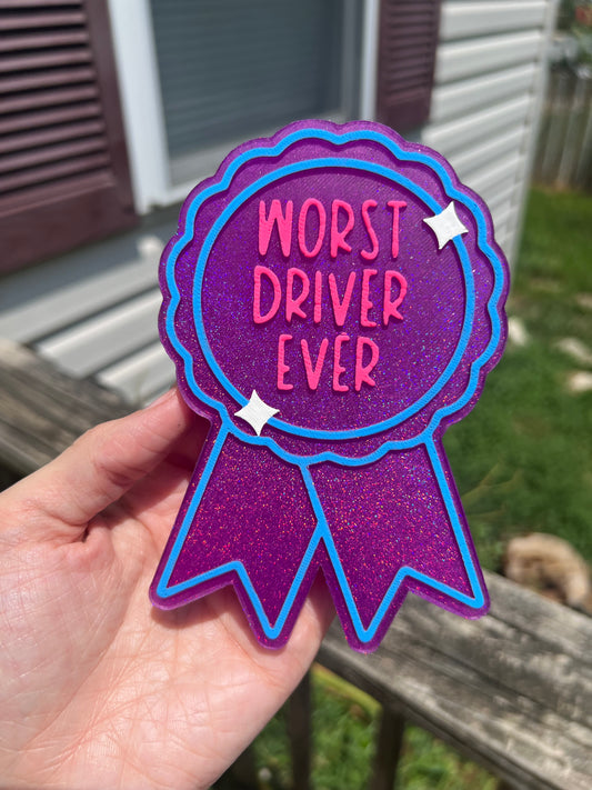 Worst Driver Ever Ribbon