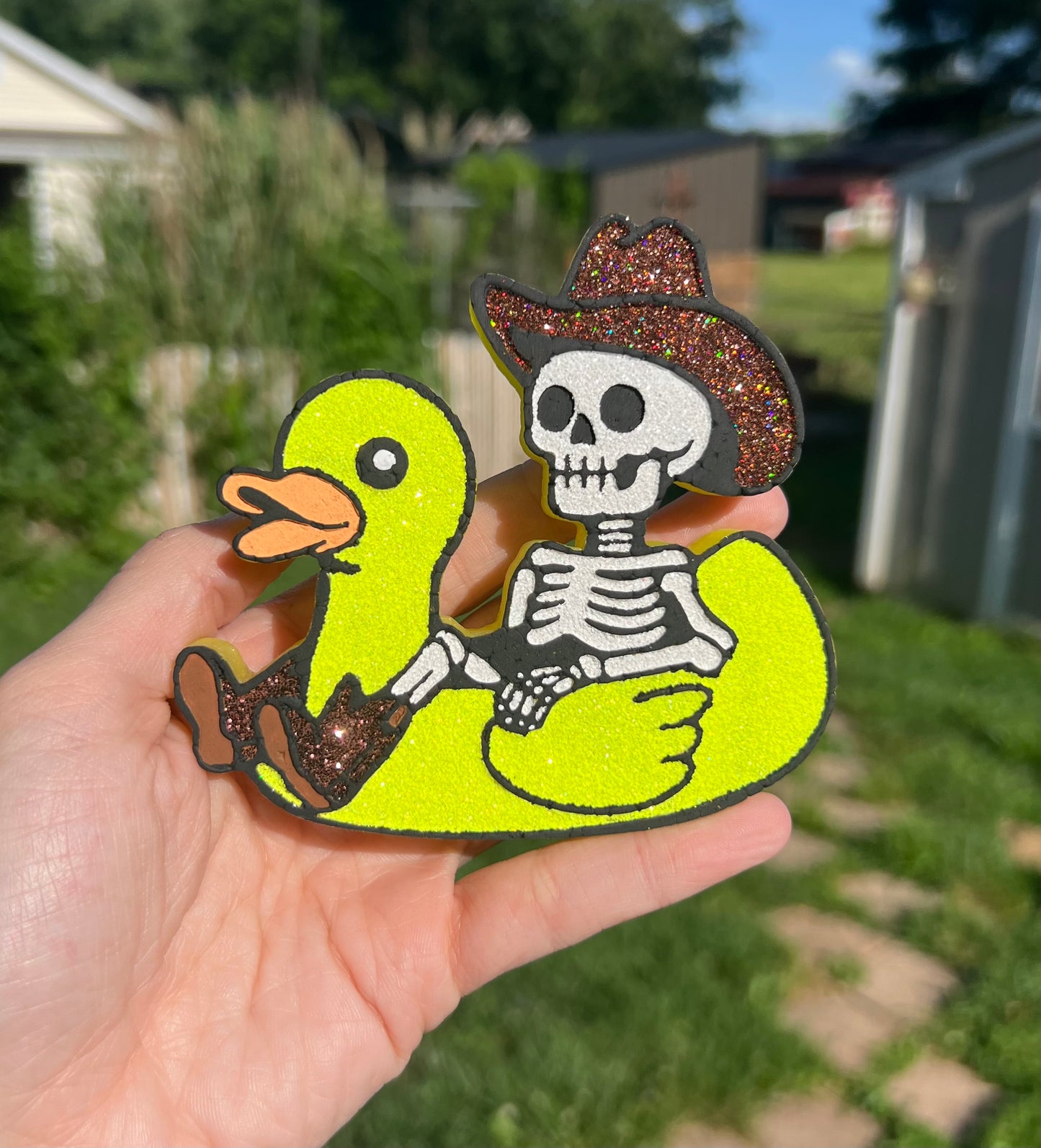 Skelly Duck Floaty