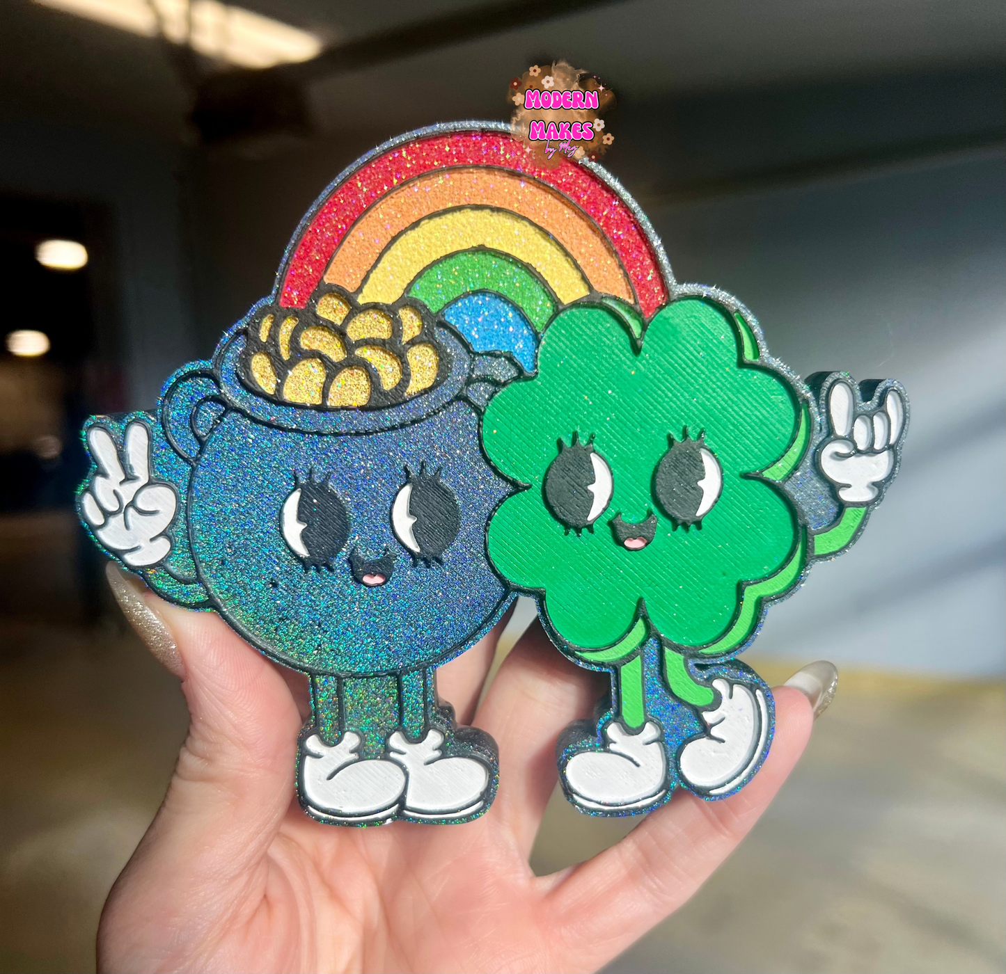 Pot of Gold & Shamrock Pals