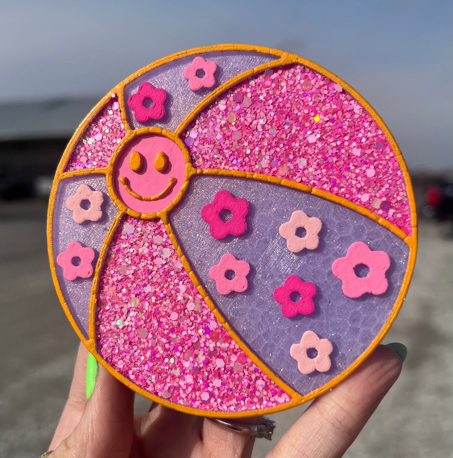 Floral Beach Ball
