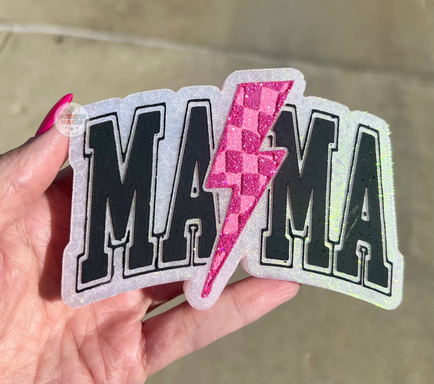 Mama w/ Lightning Bolt